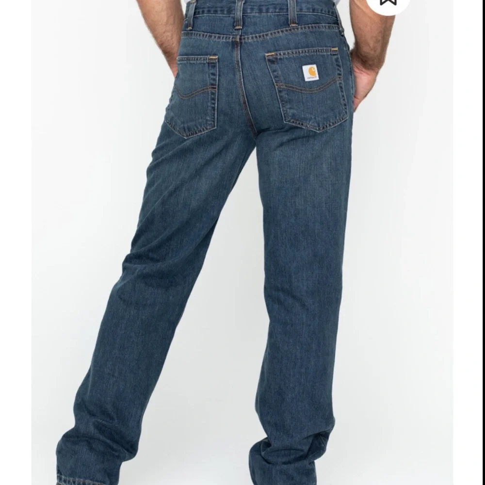 New Mens Carhartt Workwear‎ Holter Jeans 42 X 32 Relaxed Fit Straight Leg Denim